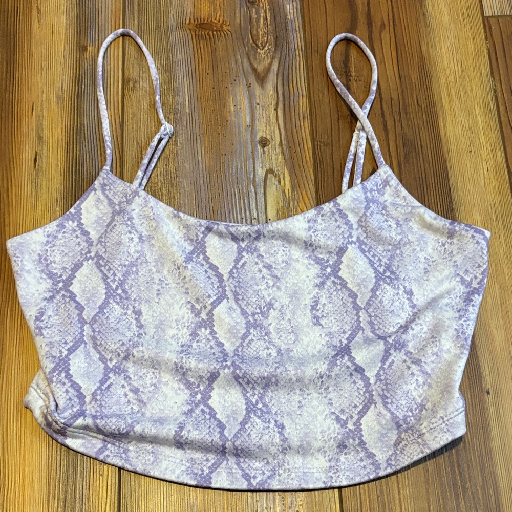 Forever 21 Lavender Snake Print Camisole